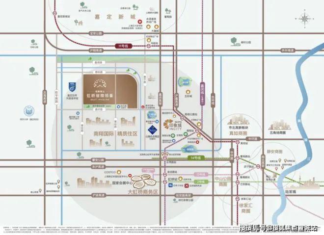 嘉定虹开云 开云体育平台桥璀璨领峯官方网站丨地铁距离丨售楼处丨位置丨价格丨配套(图8)